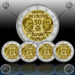 2 EVRO NEMČIJA (A,D,F,G,J) 2013 (ELYSEE)